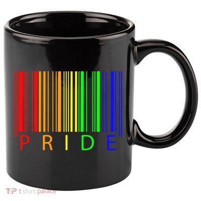 Pride Barcode LGBTQ 11oz C Handle Ceramic Mug