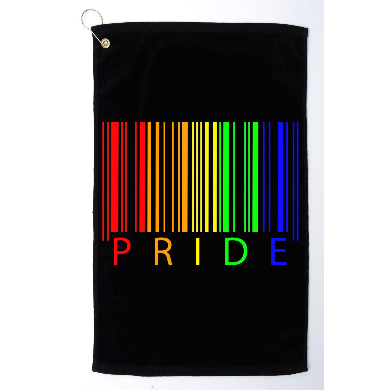 Pride Barcode LGBTQ Golf Towel