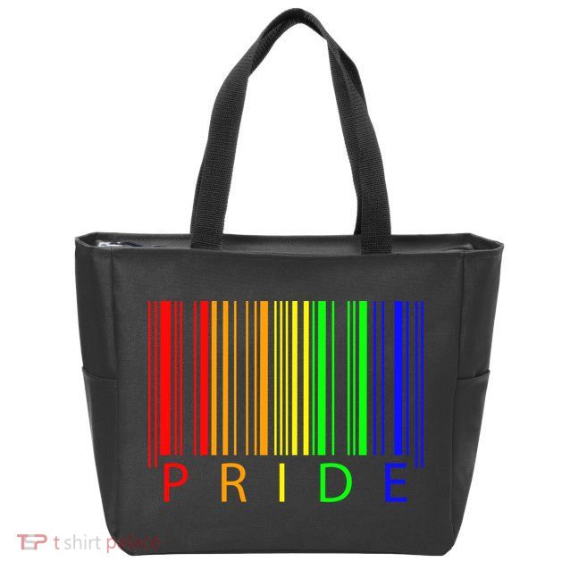Pride Barcode LGBTQ Zip Tote Bag