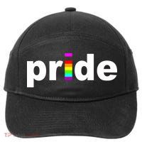 Pride Logo Gay Pride 7-Panel Snapback Hat