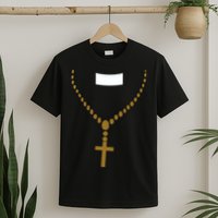 Priest Costume Cross Religion T-Shirt