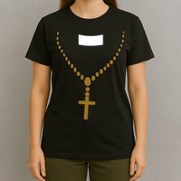 Priest Costume Cross Religion T-Shirt