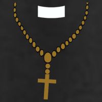 Priest Costume Cross Religion 11oz C Handle Ceramic Mug