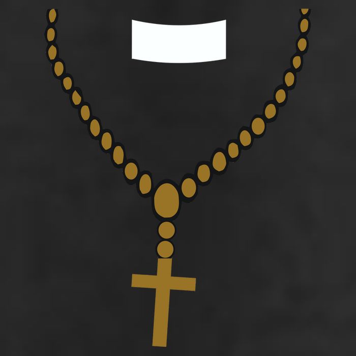 Priest Costume Cross Religion 11oz C Handle Ceramic Mug