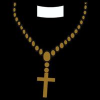 Priest Costume Cross Religion Baby Bodysuit