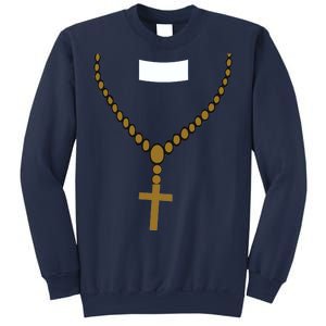 Priest Costume Cross Religion Sweatshirt