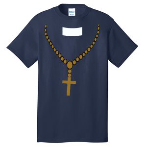 Priest Costume Cross Religion Tall T-Shirt