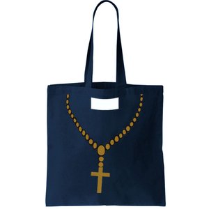 Priest Costume Cross Religion Tote Bag