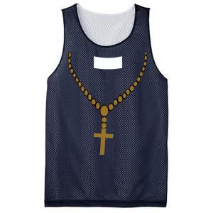 Priest Costume Cross Religion Mesh Reversible Basketball Jersey Tank