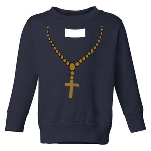 Priest Costume Cross Religion Toddler Sweatshirt