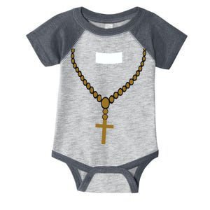 Priest Costume Cross Religion Infant Baby Jersey Bodysuit