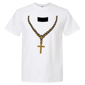 Priest Costume Cross Religion Garment-Dyed Heavyweight T-Shirt