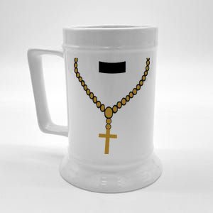 Priest Costume Cross Religion Beer Stein