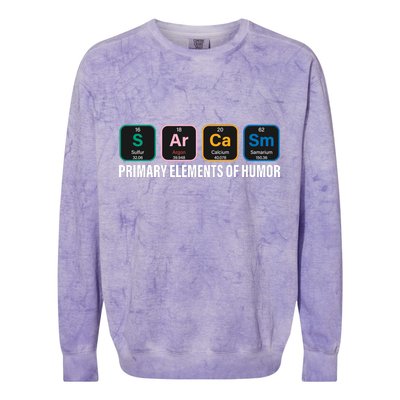 Primary Elements of Humor Colorblast Crewneck Sweatshirt