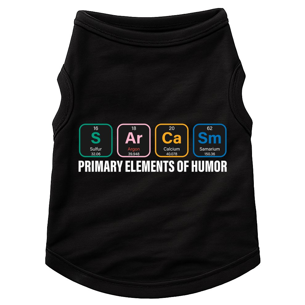 Primary Elements of Humor Doggie Tank