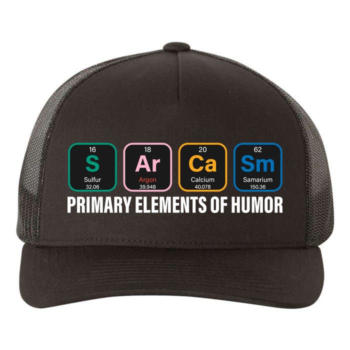 Primary Elements of Humor Yupoong Adult 5-Panel Trucker Hat