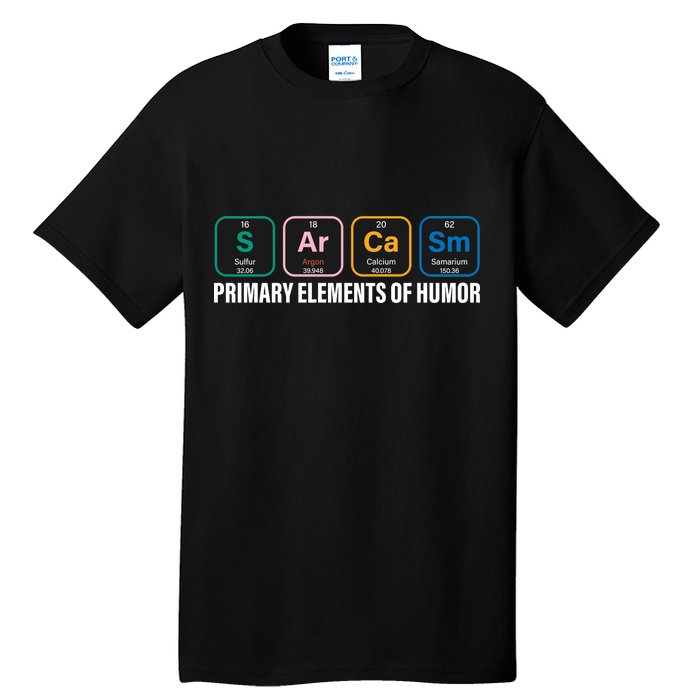 Primary Elements of Humor Tall T-Shirt