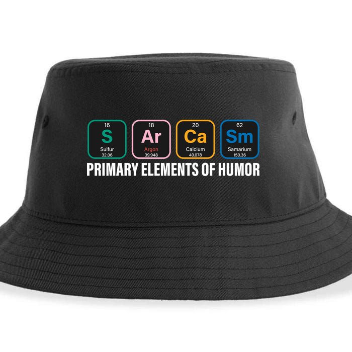 Primary Elements of Humor Sustainable Bucket Hat