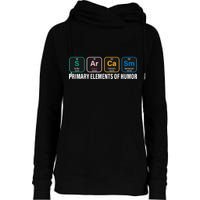 Primary Elements of Humor Womens Funnel Neck Pullover Hood