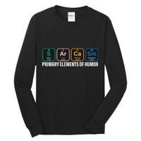 Primary Elements of Humor Tall Long Sleeve T-Shirt