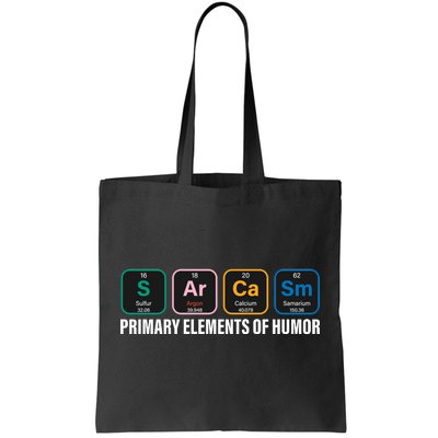 Primary Elements of Humor Tote Bag