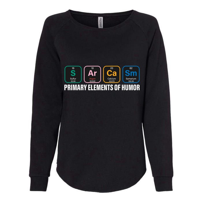 Primary Elements of Humor Womens California Wash Sweatshirt