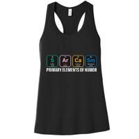 Primary Elements of Humor Women's Racerback Tank