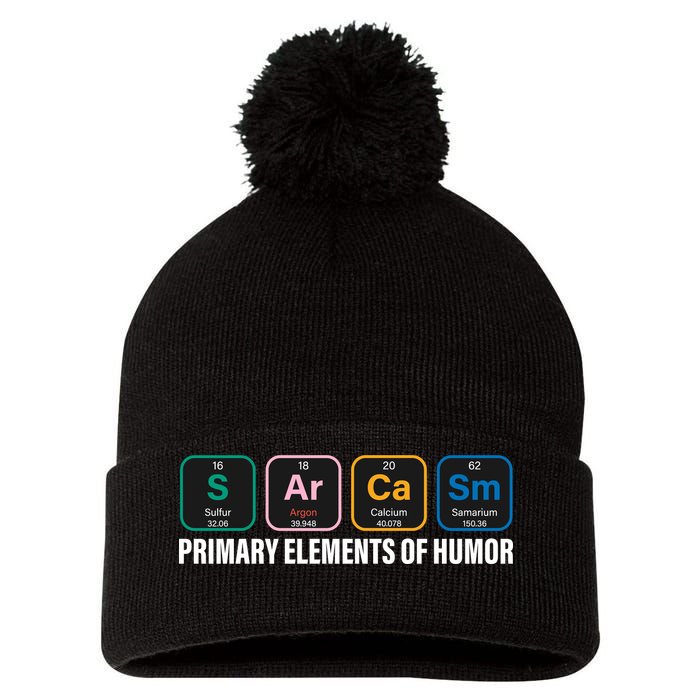 Primary Elements of Humor Pom Pom 12in Knit Beanie
