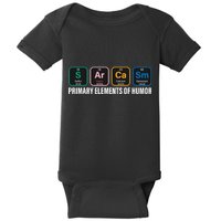 Primary Elements of Humor Baby Bodysuit