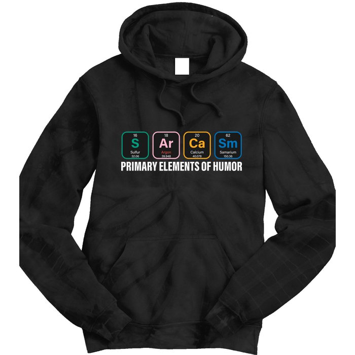 Primary Elements of Humor Tie Dye Hoodie