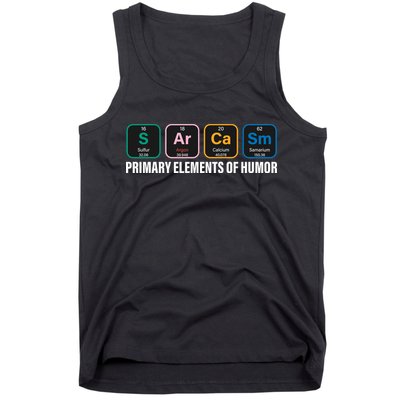 Primary Elements of Humor Tank Top