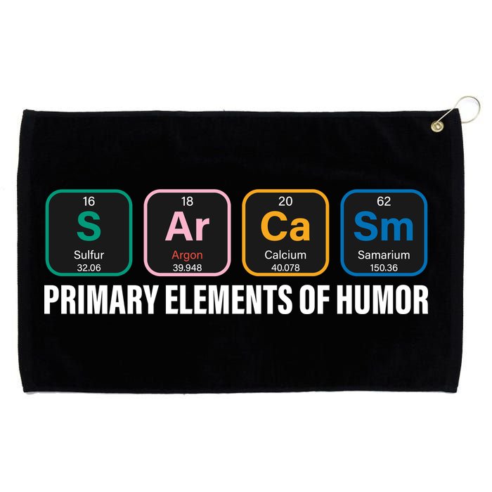 Primary Elements of Humor Grommeted Golf Towel
