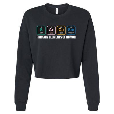 Primary Elements of Humor Cropped Pullover Crew