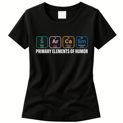 Primary Elements of Humor Womens T-Shirt