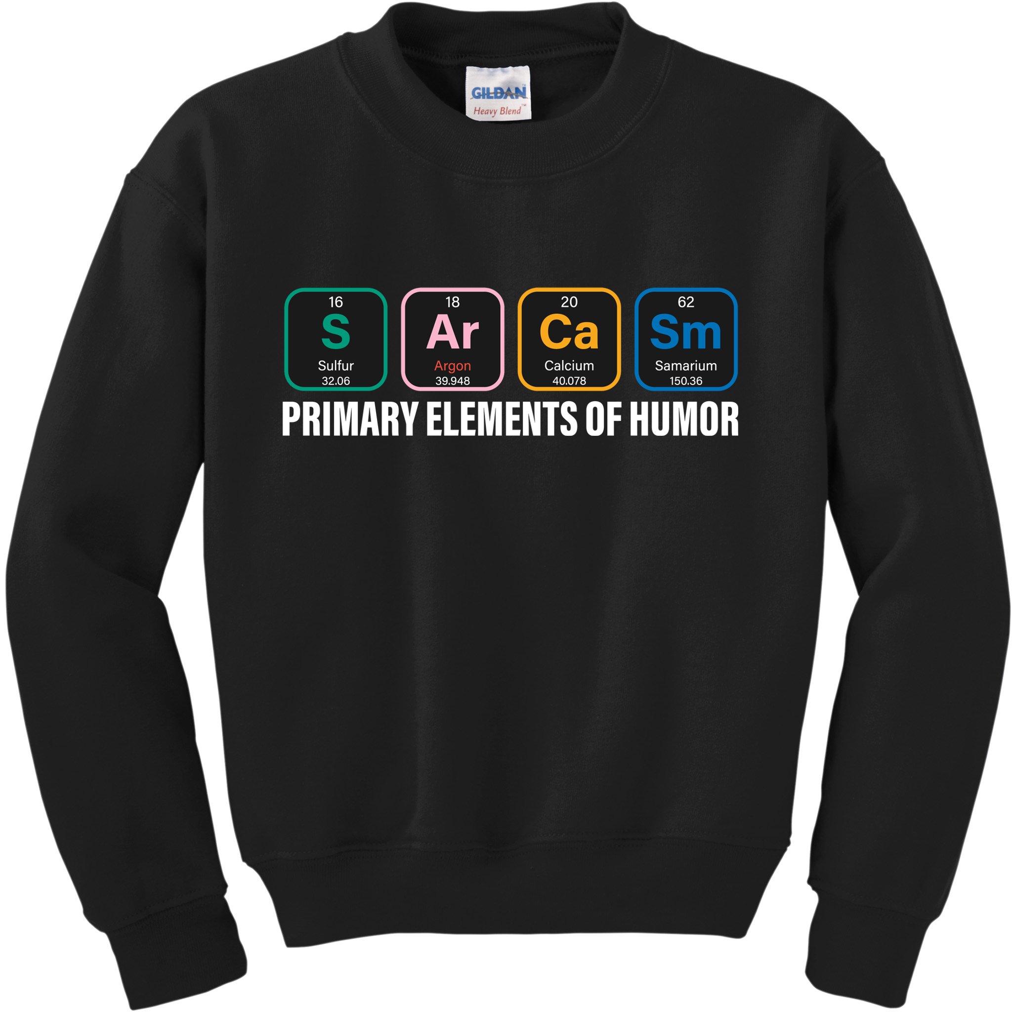 Primary Elements of Humor Kids Sweatshirt