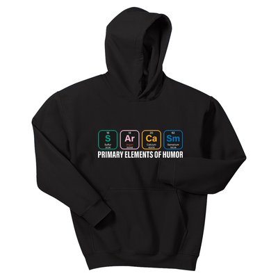 Primary Elements of Humor Kids Hoodie