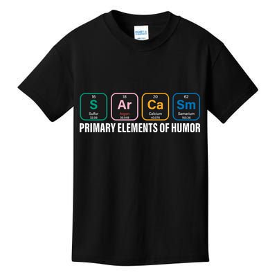 Primary Elements of Humor Kids T-Shirt