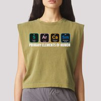 Primary Elements of Humor Garment-Dyed Women's Muscle Tee