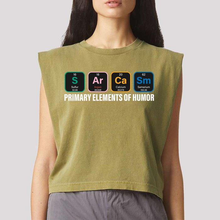 Primary Elements of Humor Garment-Dyed Women's Muscle Tee