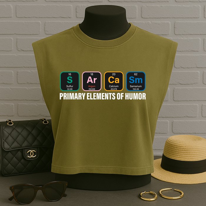 Primary Elements of Humor Garment-Dyed Women's Muscle Tee