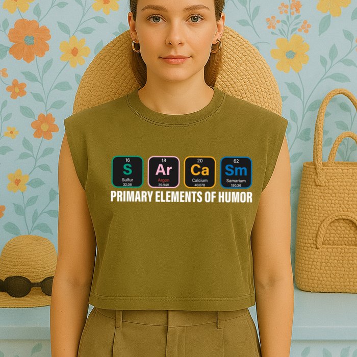 Primary Elements of Humor Garment-Dyed Women's Muscle Tee