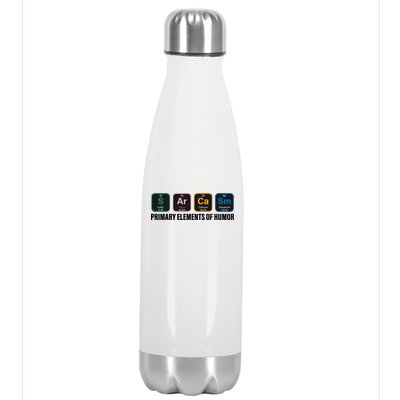 Primary Elements of Humor Stainless Steel Insulated Water Bottle