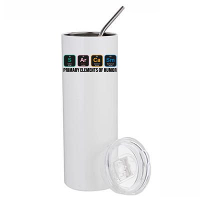 Primary Elements of Humor Stainless Steel Tumbler