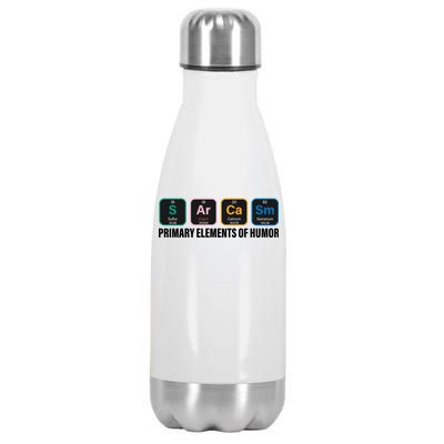 Primary Elements of Humor Stainless Steel Insulated Water Bottle