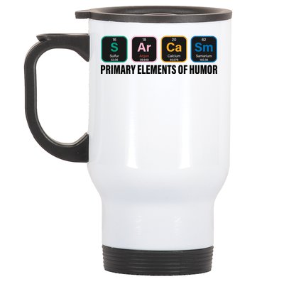 Primary Elements of Humor Stainless Steel Travel Mug