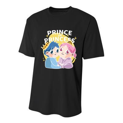 Prince Or Princess Babies Youth Performance Sprint T-Shirt