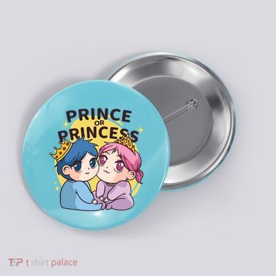 Prince Or Princess Babies Button