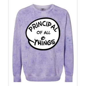 Principal of all Things Colorblast Crewneck Sweatshirt