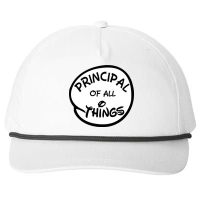 Principal of all Things Snapback Five-Panel Rope Hat