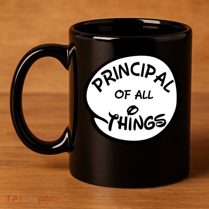 Principal of all Things 11oz C Handle Ceramic Mug